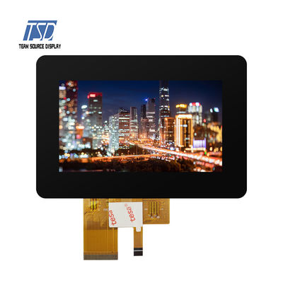 4.3 Inci 800*480 Resolusi IPS Kaca TFT Modul Layar LCD RGB 24 bit