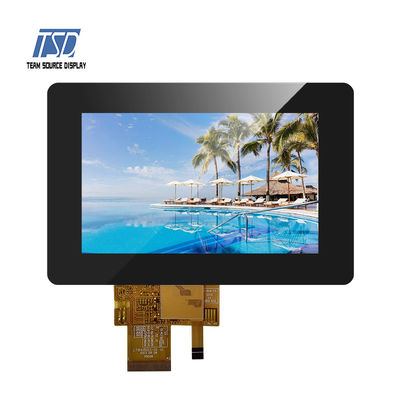 ILI5480 IC 500nits 5 Inch TFT LCD Display 800x480 Dengan TTL Interface TFT LCD Screen