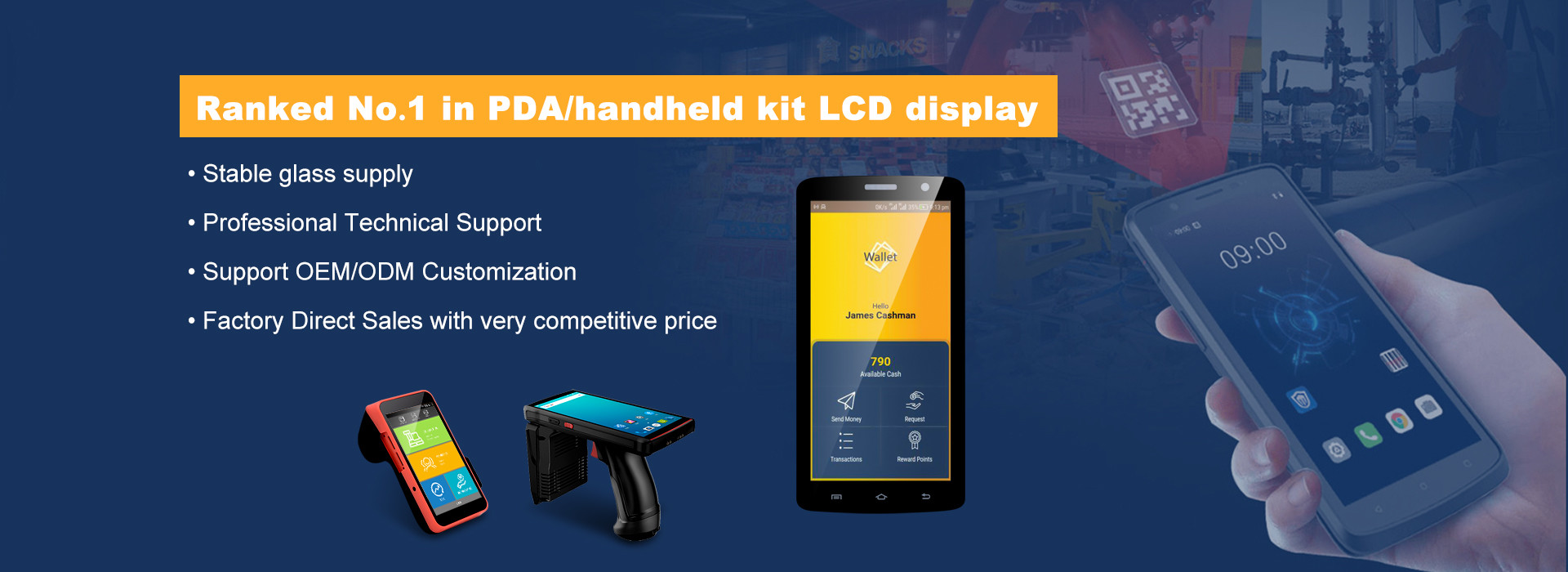 kualitas Layar LCD TFT pabrik