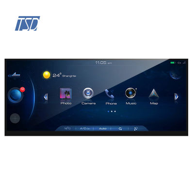 Instrumen Cluster Dashboard Mobil LVDS IPS TFT LCD Display 12,3 Inci 1920x720