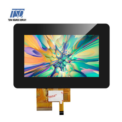 Antarmuka RGB Layar LCD TFT 280nits Dengan Resolusi CTP 4.3 Inch 480x272