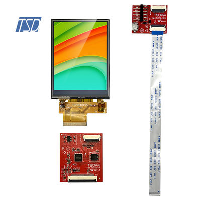 20pin 2.8 ''TFT LCD Module Menampilkan HMI Resistive Touch Screen UART Interface