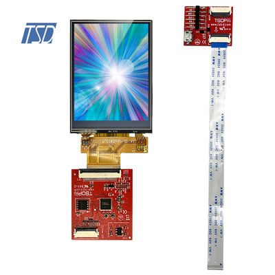 20pin 2.8 ''TFT LCD Module Menampilkan HMI Resistive Touch Screen UART Interface