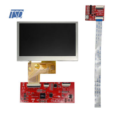 Resistive Touch Screen 4.3 '' Smart LCD Module 480x320 Dengan Antarmuka UART