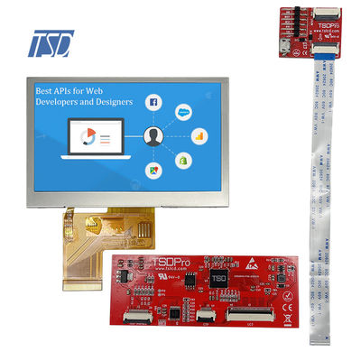 Resistive Touch Screen 4.3 '' Smart LCD Module 480x320 Dengan Antarmuka UART