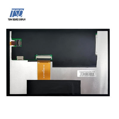 7 Inch 500 Nits 800x480 LVDS TFT Modul Layar LCD Standar Otomotif