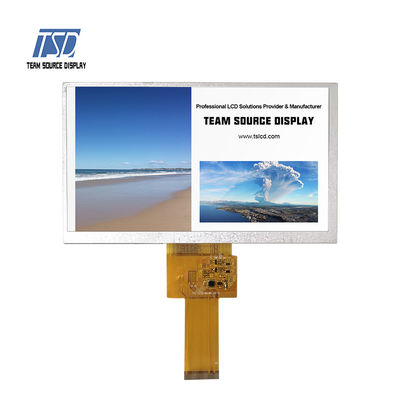 TSD Kustom 7 Inch CTP TFT Modul Tampilan LCD 1000 Nits 800x480 PN TST070MIWN-10
