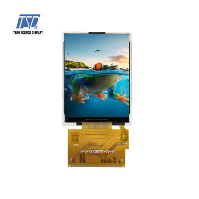 Resolusi 240x320 2,8 &quot;Panel LCD Transmisif Warna TFT Dengan Antarmuka MCU