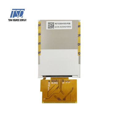 Resolusi 240x320 2,8 &quot;Panel LCD Transmisif Warna TFT Dengan Antarmuka MCU