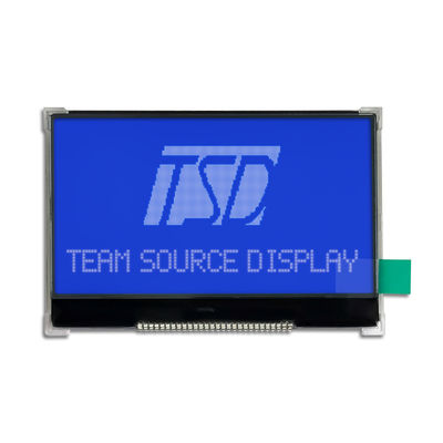 12864 Modul Tampilan LCD Grafis Antarmuka MCU dengan 28 pin Logam