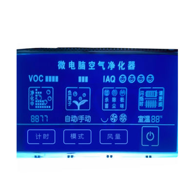 FSTN layar LCD disesuaikan, COF 7 Segmen Led Display Treadmill