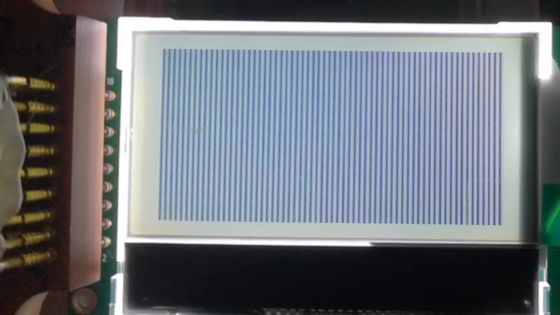 Tampilan LCD COG Transflective 128x64 Dots ST7565R Drive IC 8080 Antarmuka