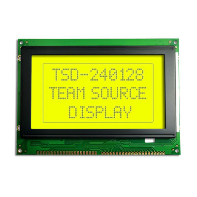 240X128 STN Kuning Biru Positif COB Grafis Monokrom Modul Tampilan Layar LCD