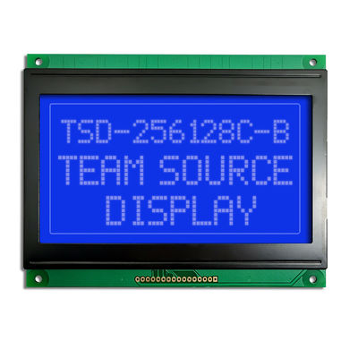256x128 STN FSTN COB LCD Module Dengan Backlight Biru Dan Kuning Hijau