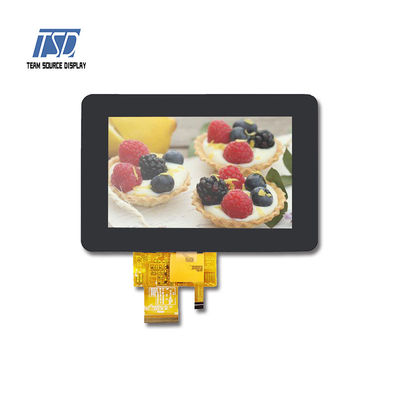 ILI5480 IC 500nits 5.0 Inch 800x480 TFT LCD Display Screen Dengan Antarmuka TTL