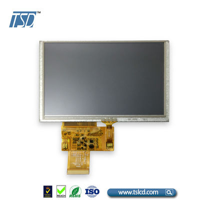 5 ''5 Inch 800xRGBx480 Resolusi Antarmuka RGB Modul Layar LCD TFT TN