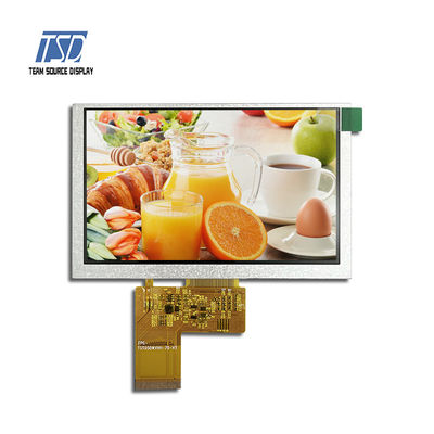 5 ''5 Inch 800xRGBx480 Resolusi Antarmuka RGB IPS TFT LCD Display Module