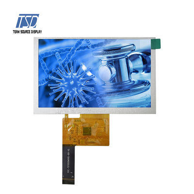 800x480 Resolusi 5 Inch SPI Antarmuka IPS Panel LCD